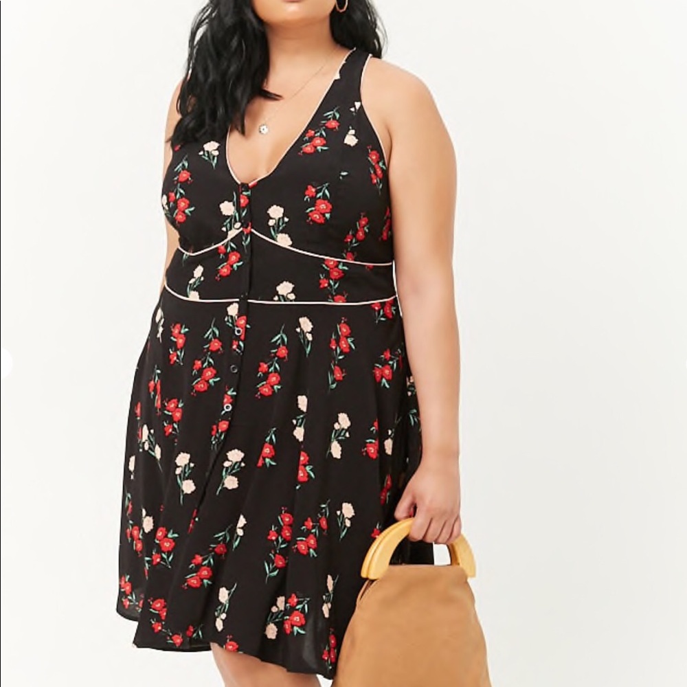 Floral Fit & Flare Dress